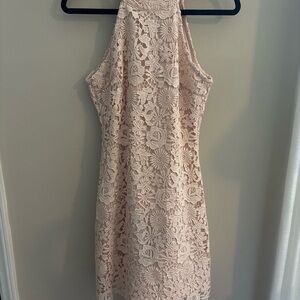 Lulu's Blush Lace  Dress